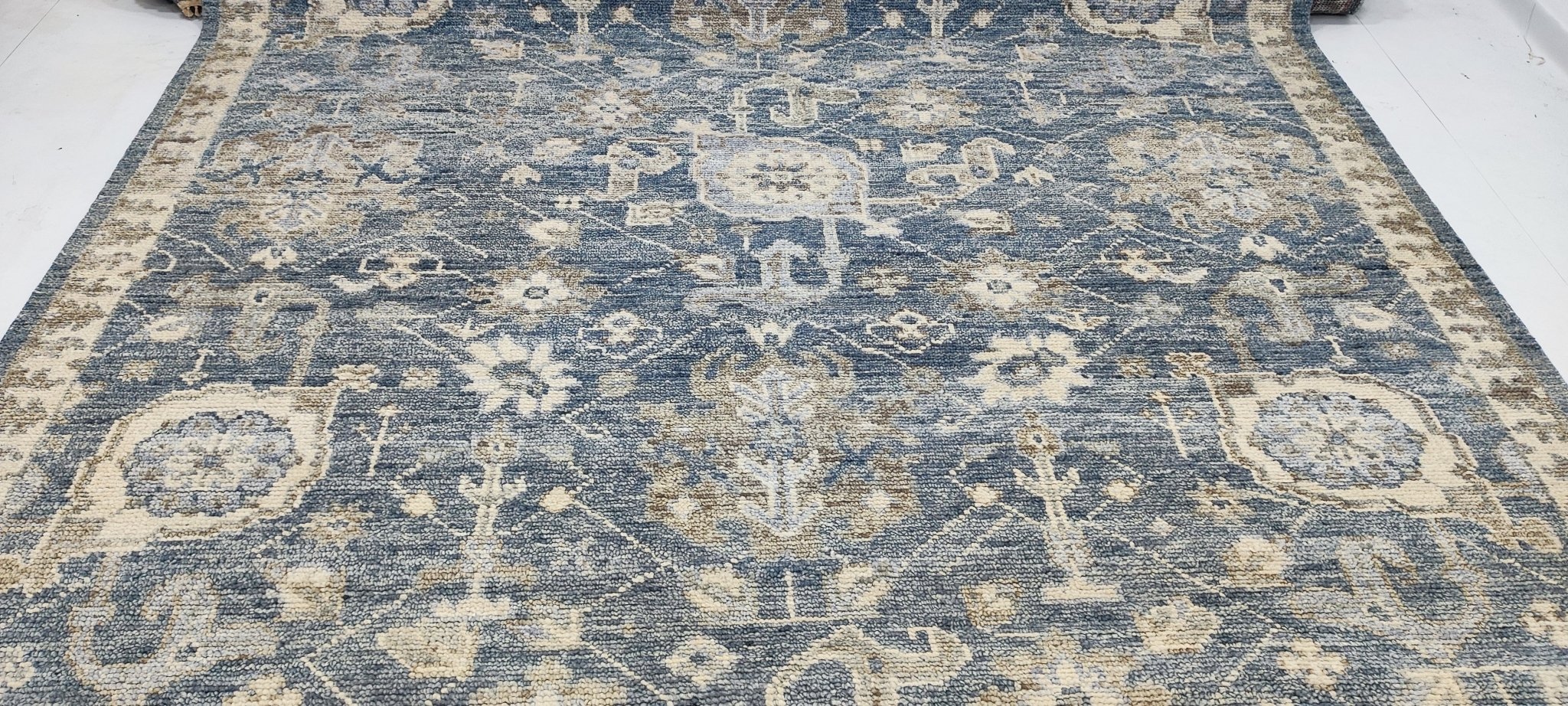 Sloan Petersen 8x10 Hand-Knotted Grey Oushak | Banana Manor Rug Factory Outlet