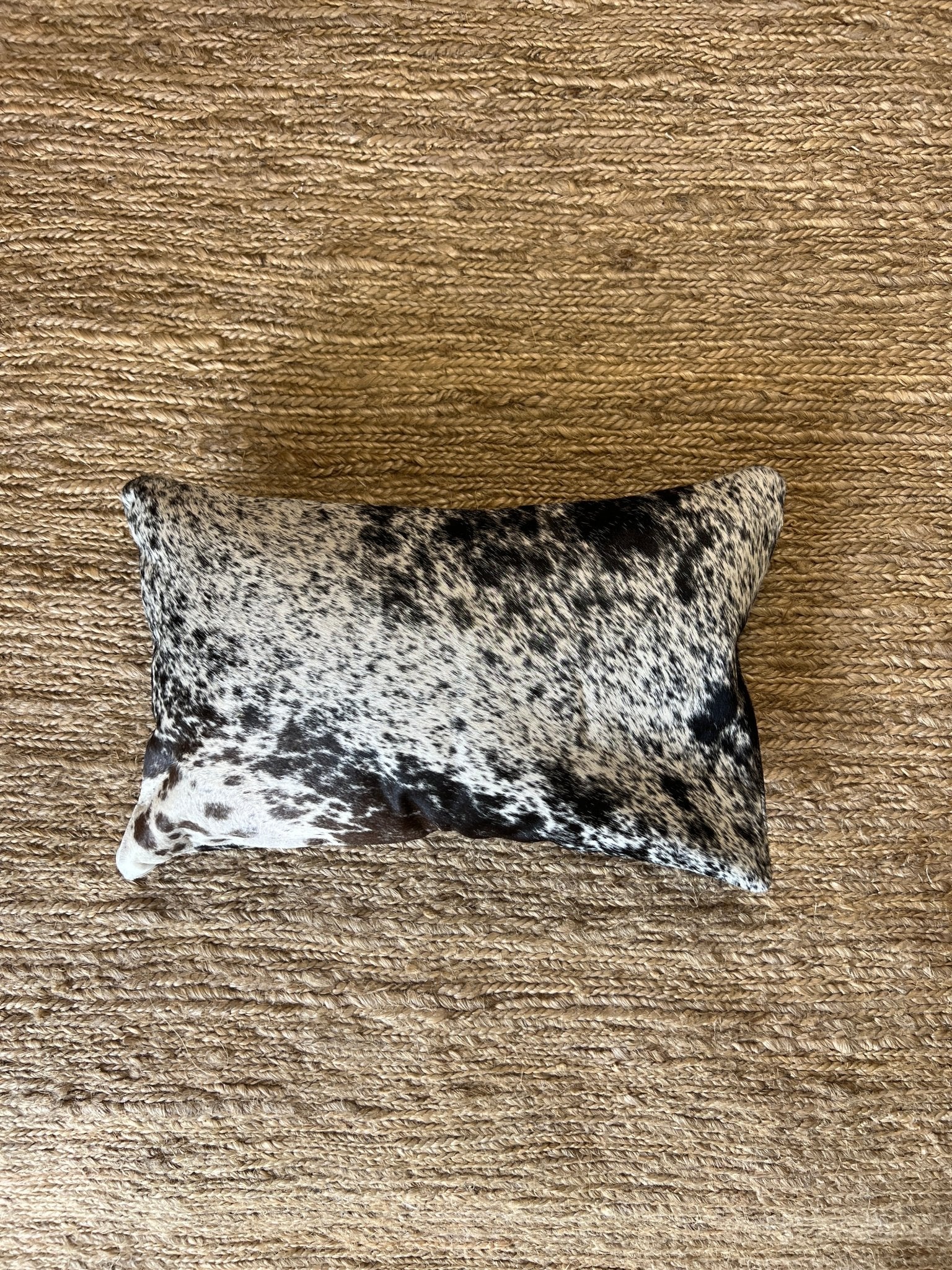 Small Cowhide Pillow - 13x22 | Banana Manor Rug Factory Outlet
