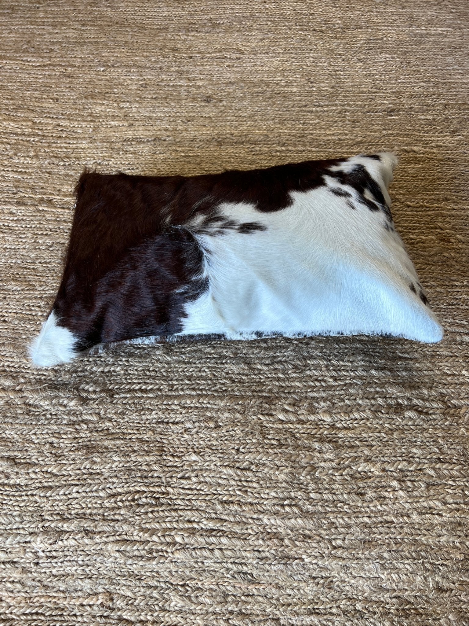 Small Cowhide Pillow - 13x22 | Banana Manor Rug Factory Outlet