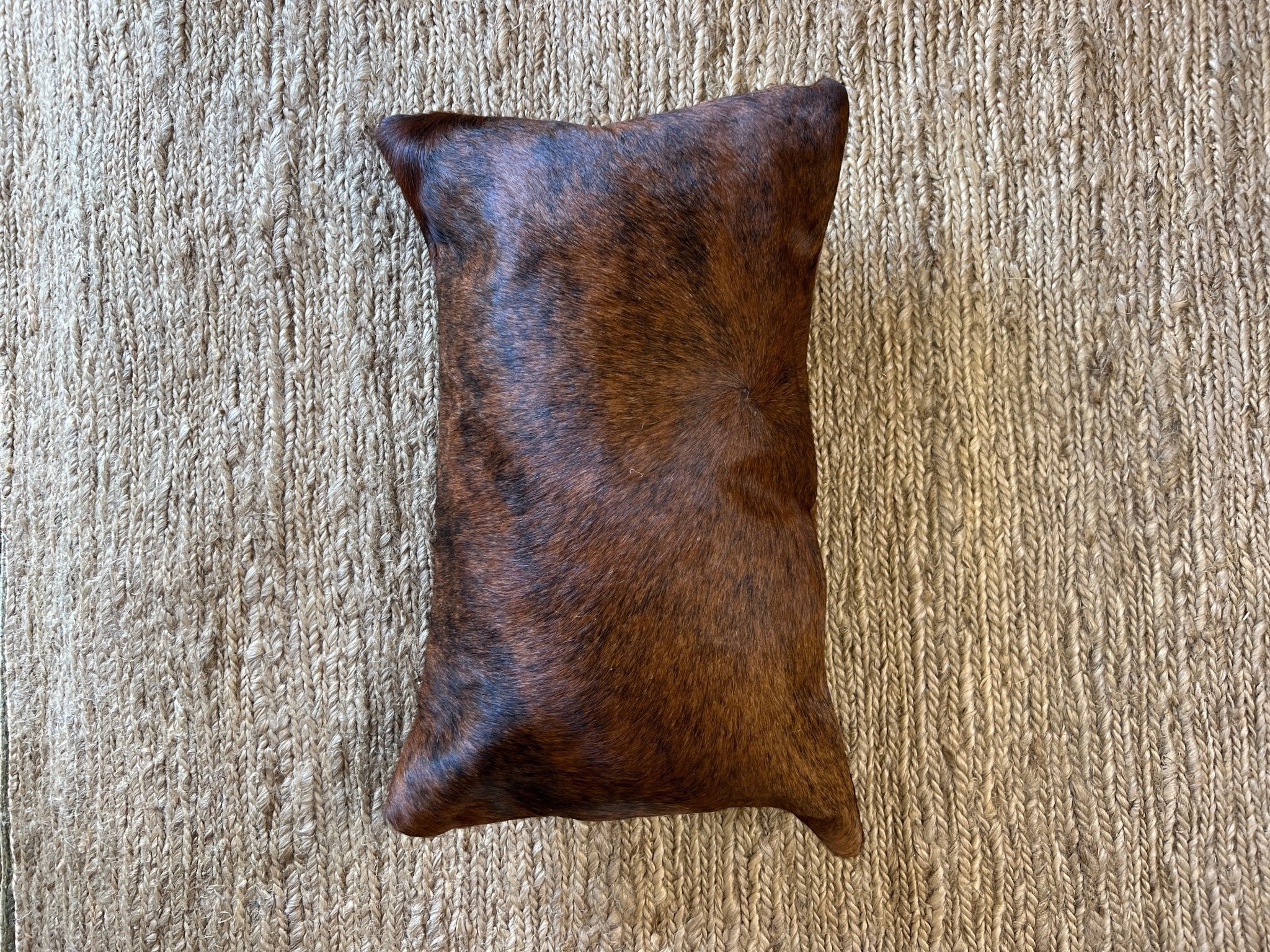 Small Cowhide Pillow - 13x22 | Banana Manor Rug Factory Outlet