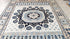 Sophie 8x10 Light Blue and Ivory Hand-Knotted Oushak Rug | Banana Manor Rug Company