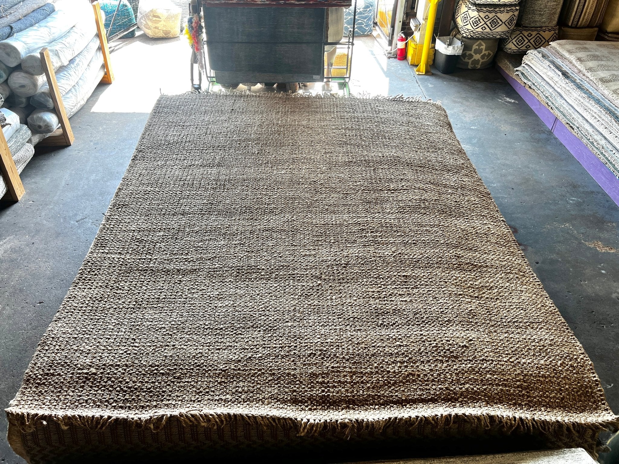 Spaz Natural Handwoven Hemp Durrie Rug (Multiple Sizes) | Banana Manor Rug Factory Outlet