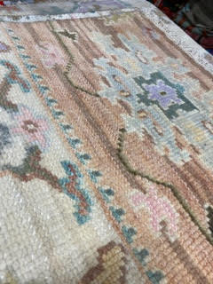 Spiffy Hand Knotted Oushak-4 9x12 | Banana Manor Rug Factory Outlet
