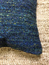 Starry Night Blue Handwoven Pillow | Banana Manor Rug Company