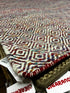 Stefan Gentles 5.6x7.6 Red and White Handwoven Rug | Banana Manor Rug Factory Outlet