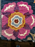 Stephane Audran 5x7.6 Blue Floral Hand-Tufted Rug | Banana Manor Rug Factory Outlet