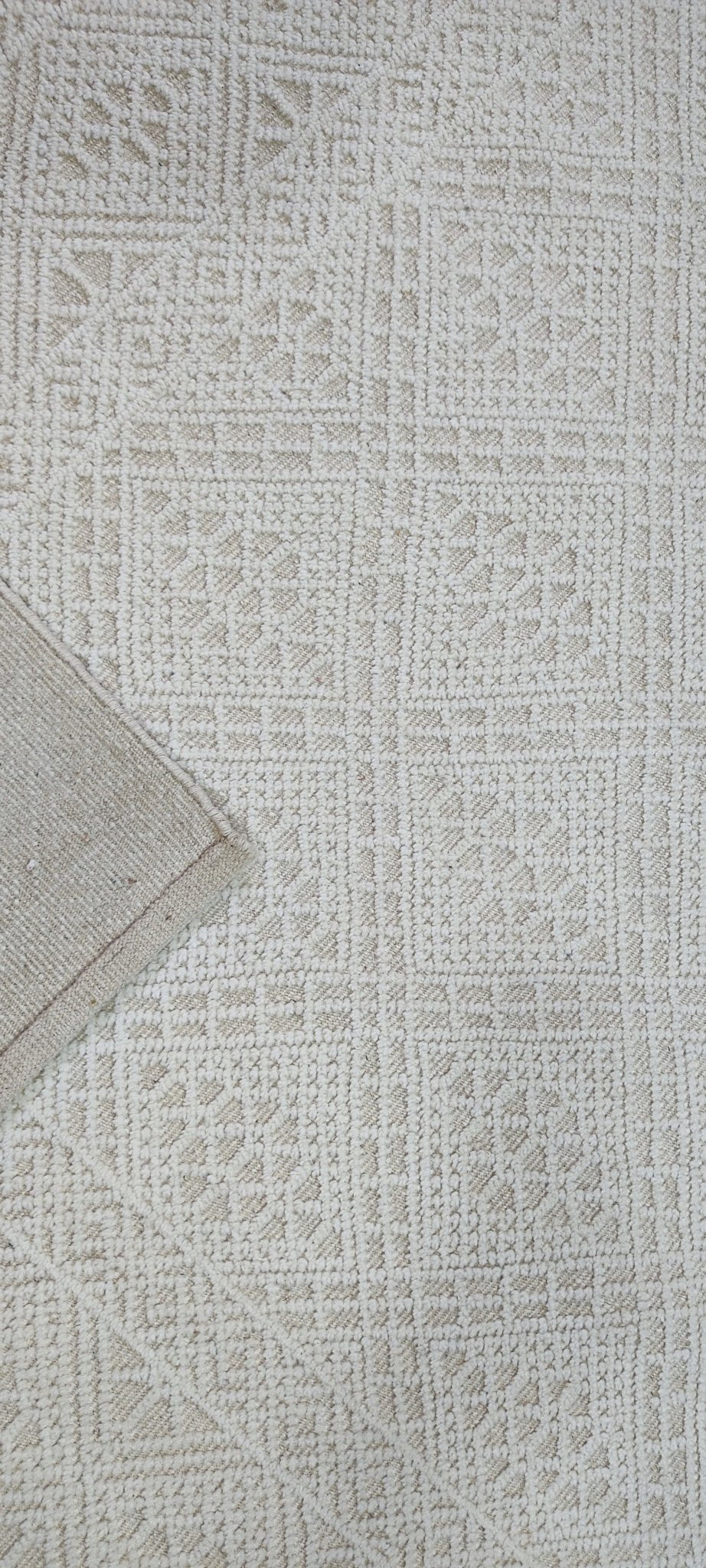 Stephen 8x9.9 Hand-Knotted Ivory Modern | Banana Manor Rug Factory Outlet