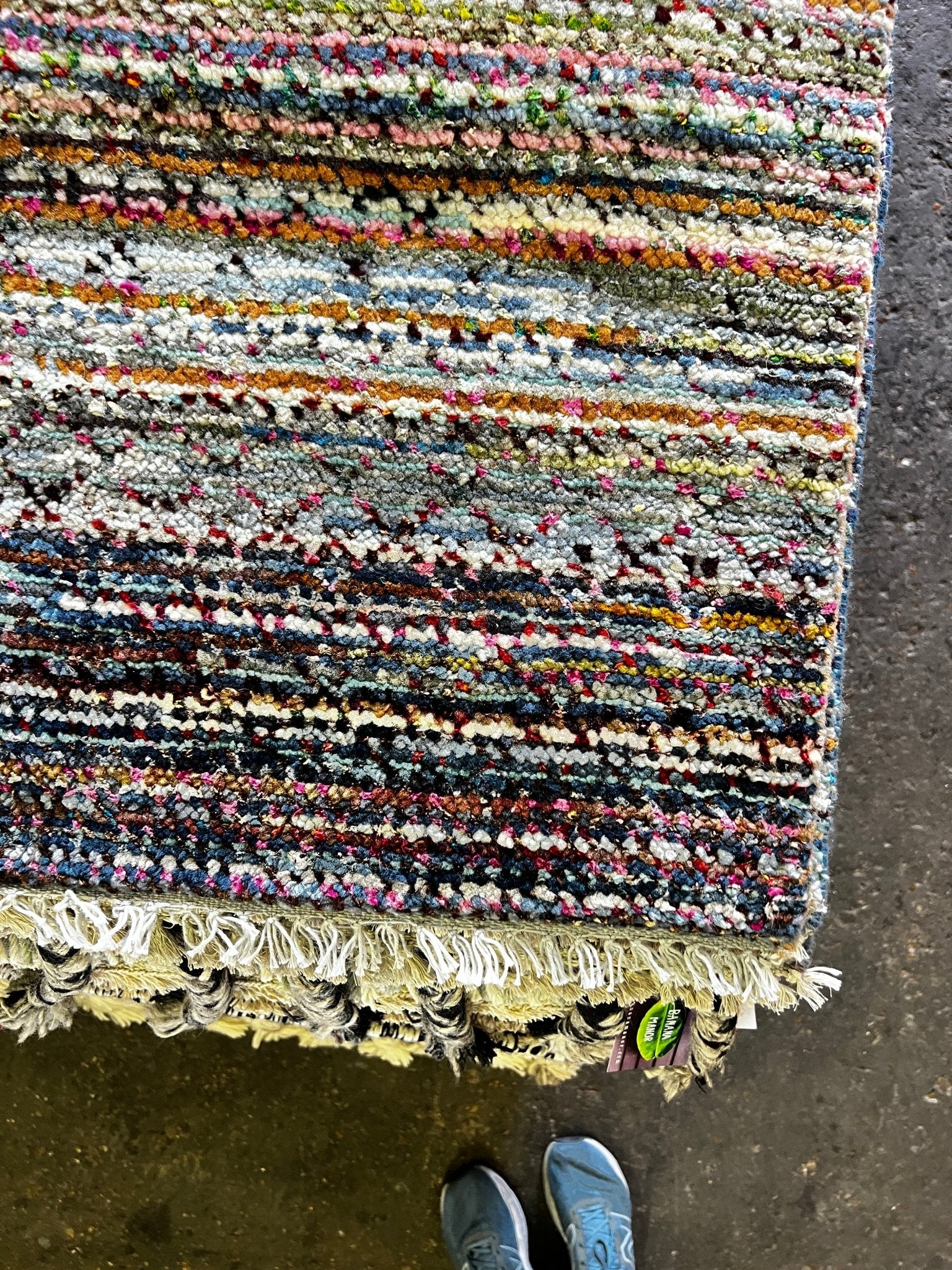 Stevie 8x10 Hand-Knotted Grass Style Multi-Color | Banana Manor Rug Factory Outlet