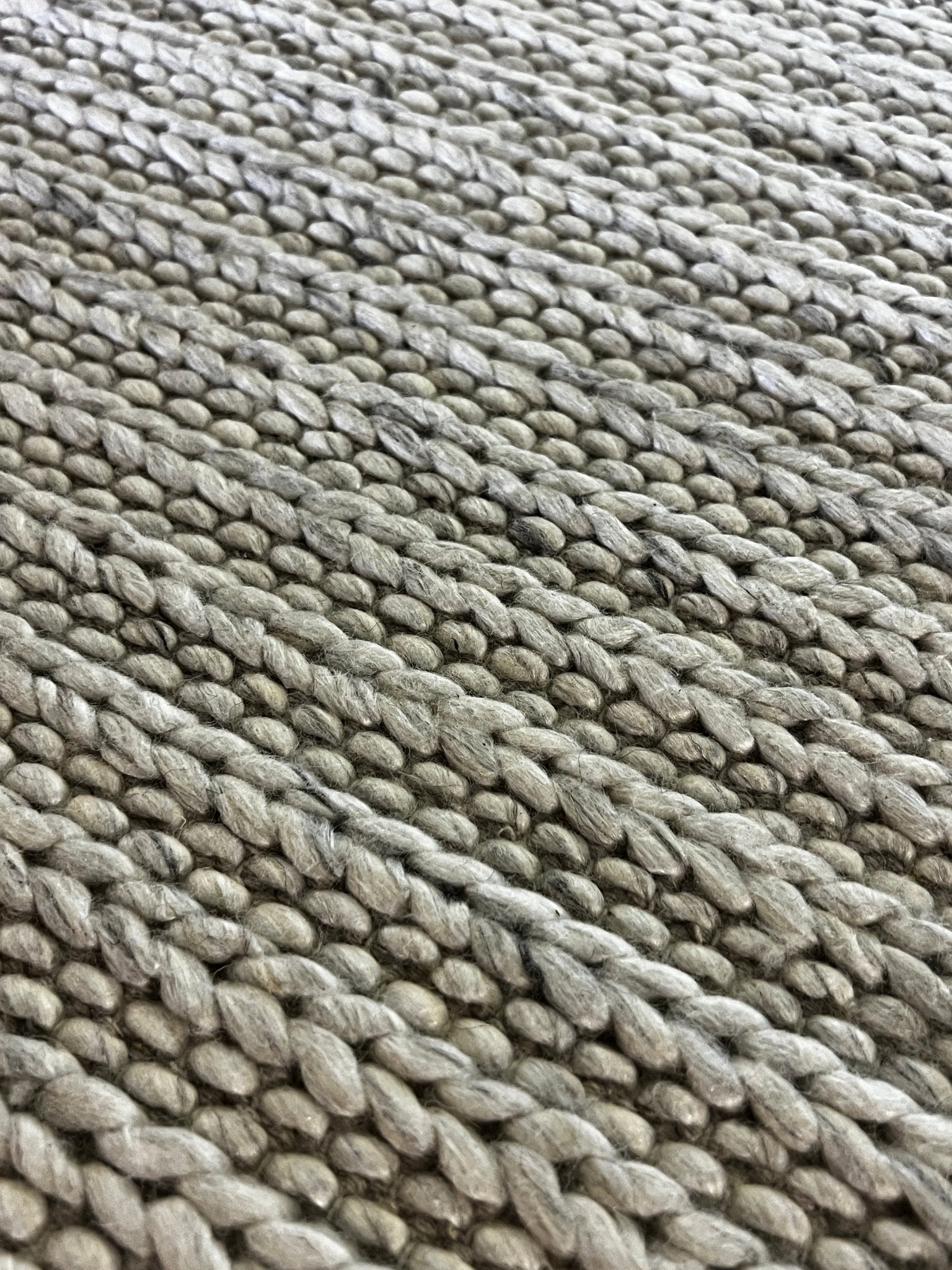 Stewy 7.9x10.3 Handwoven Wool Durrie Natural Beige | Banana Manor Rug Factory Outlet