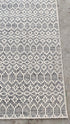 Stormi 2.6x11 White and Grey Handwoven Runner | Banana Manor Rug Company