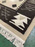 Stryker CLEARANCE Multi Colored 4.9x6.9 Handwoven Kilim Durrie Rug | Banana Manor Rug Company