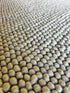 Susanna Thunder 10x13.6 Handwoven Wool Durrie Natural Ivory Loop Ball | Banana Manor Rug Factory Outlet