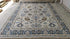 Synnøve Macody Lund 9x12 Light Grey and Blue Hand-Knotted Oushak Rug | Banana Manor Rug Company