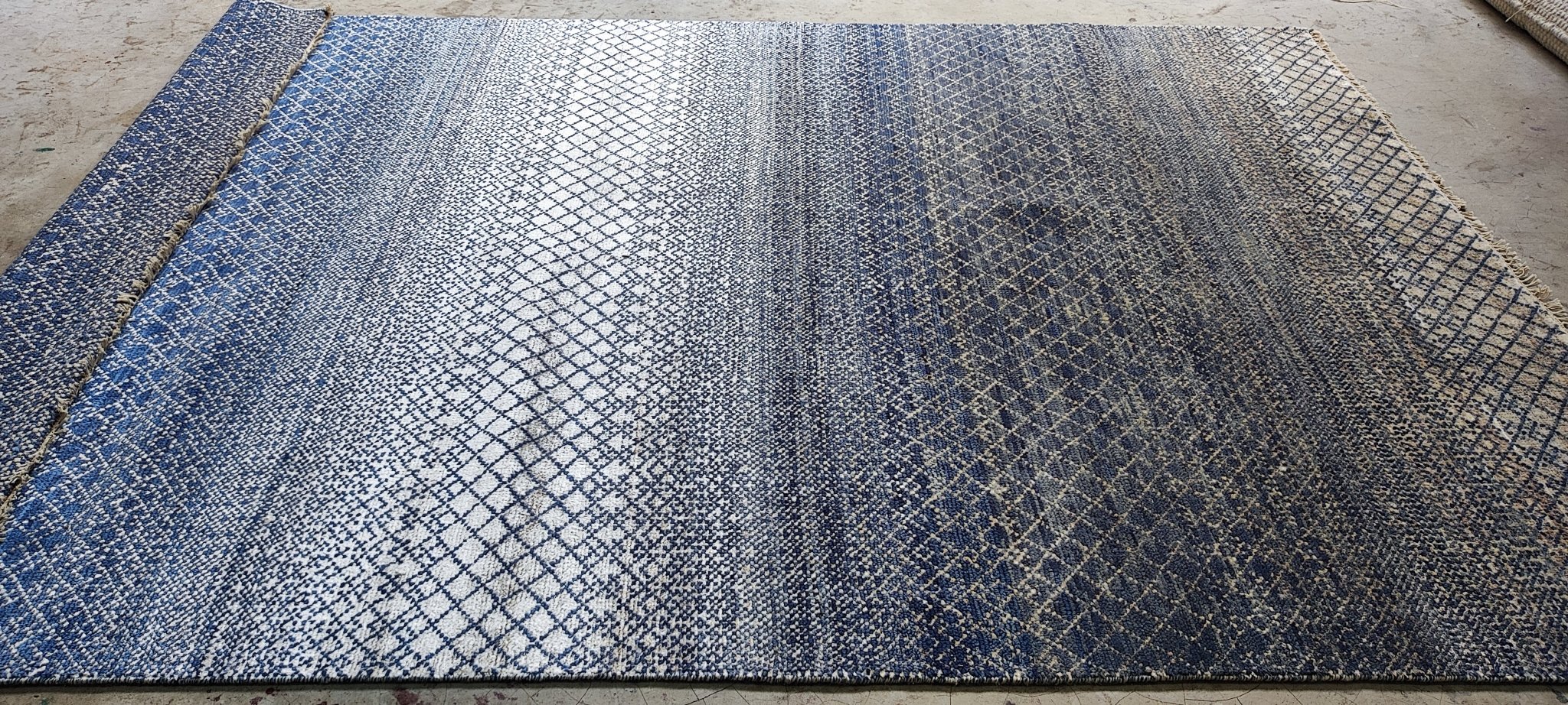 Tani 6x9 Hand-Knotted Blue Mix Modern | Banana Manor Rug Factory Outlet