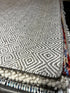 Tava 5.6x7.6 Handwoven Silver & Grey Diamond | Banana Manor Rug Factory Outlet