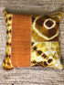 Taylor Splift Large Orange and Cream Tie-Dyed Pillow | Banana Manor Rug Company