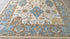 Teddy Duncan 8.9x11.9 Ivory and Light Blue Hand-Knotted Oushak Rug | Banana Manor Rug Company