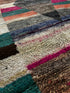 Tequila Sunset 8.2x11.5 White and Brown Multi-Colored Moroccan Boujaad Rug | Banana Manor Rug Company