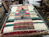Tequila Sunset 8.2x11.5 White and Brown Multi-Colored Moroccan Boujaad Rug | Banana Manor Rug Company