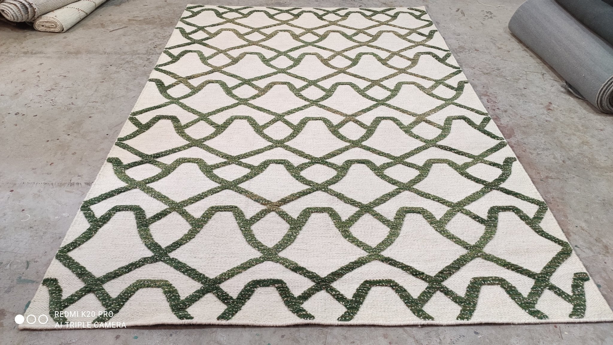The Major 5x7.9 Handwoven Durrie | Banana Manor Rug Company
