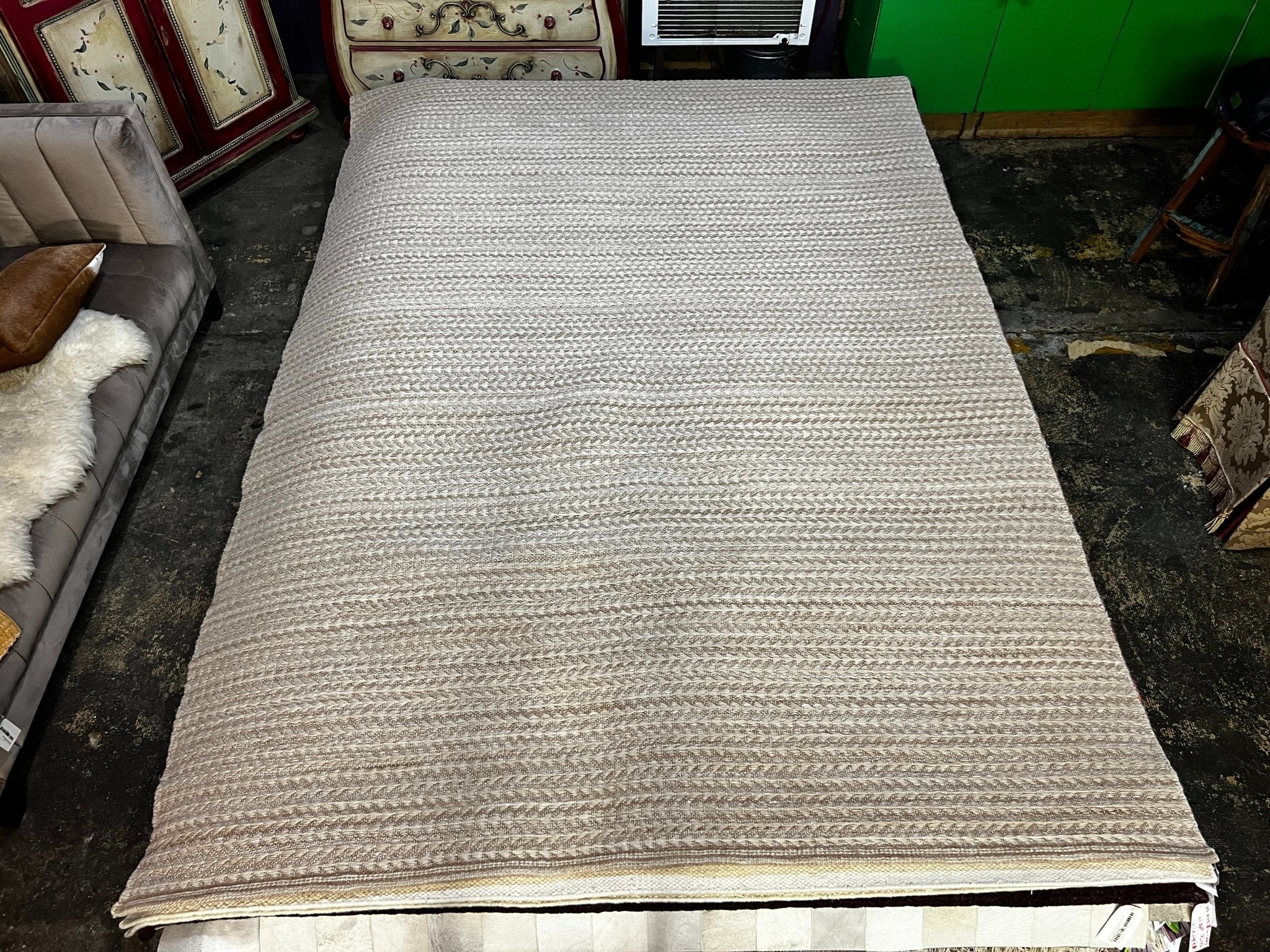 The Post 6.6x10 Handwoven Camel Modern | Banana Manor Rug Factory Outlet