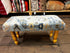 Thelma Ritter 30x12x16 Wooden Upholstered Bench | Banana Manor Rug Factory Outlet