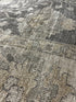 Tila Tequila 9x13.6 Grey and Beige Hand-Knotted Oushak Rug | Banana Manor Rug Company