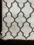 Tilly Ivory and Grey Handwoven Jali Rug (Multiple Sizes) | Banana Manor Rug Company