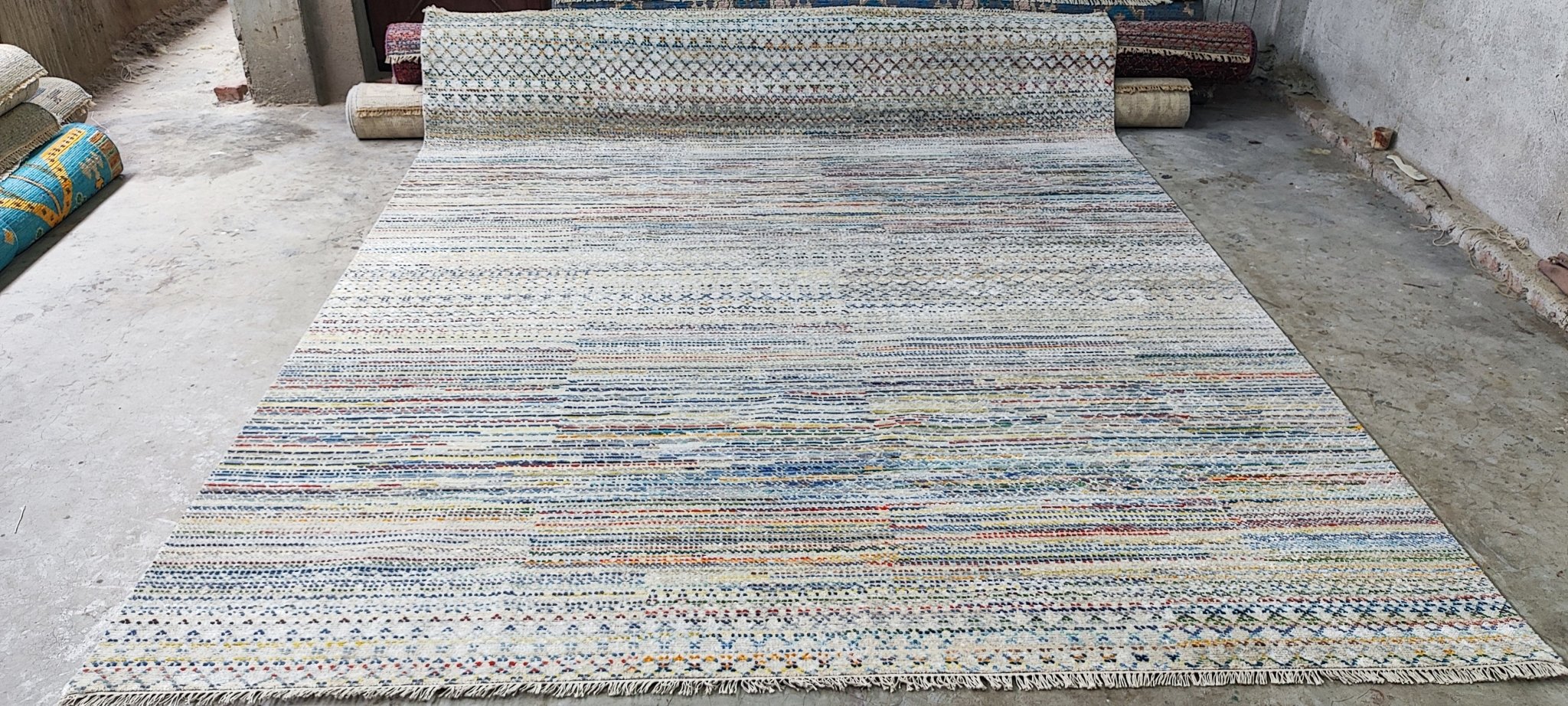 Tori 8x10.3 Hand Knotted Multi Color | Banana Manor Rug Factory Outlet