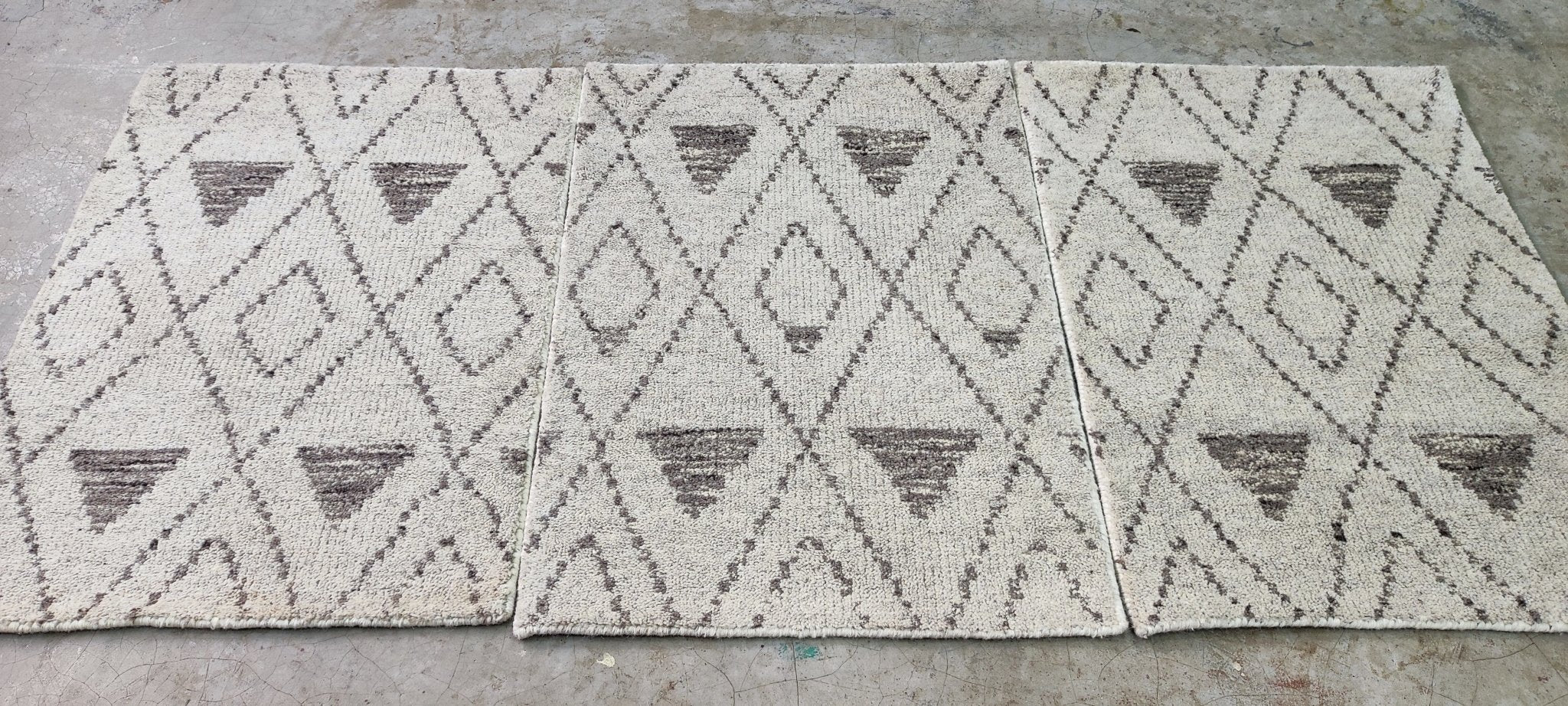 Tori Rubinson Beige and Brown Hand-Knotted Rug 2x3 | Banana Manor Rug Company