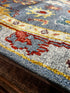 Tulip 4x6 Blue Oushak | Banana Manor Rug Factory Outlet