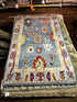 Tulip 4x6 Blue Oushak | Banana Manor Rug Factory Outlet