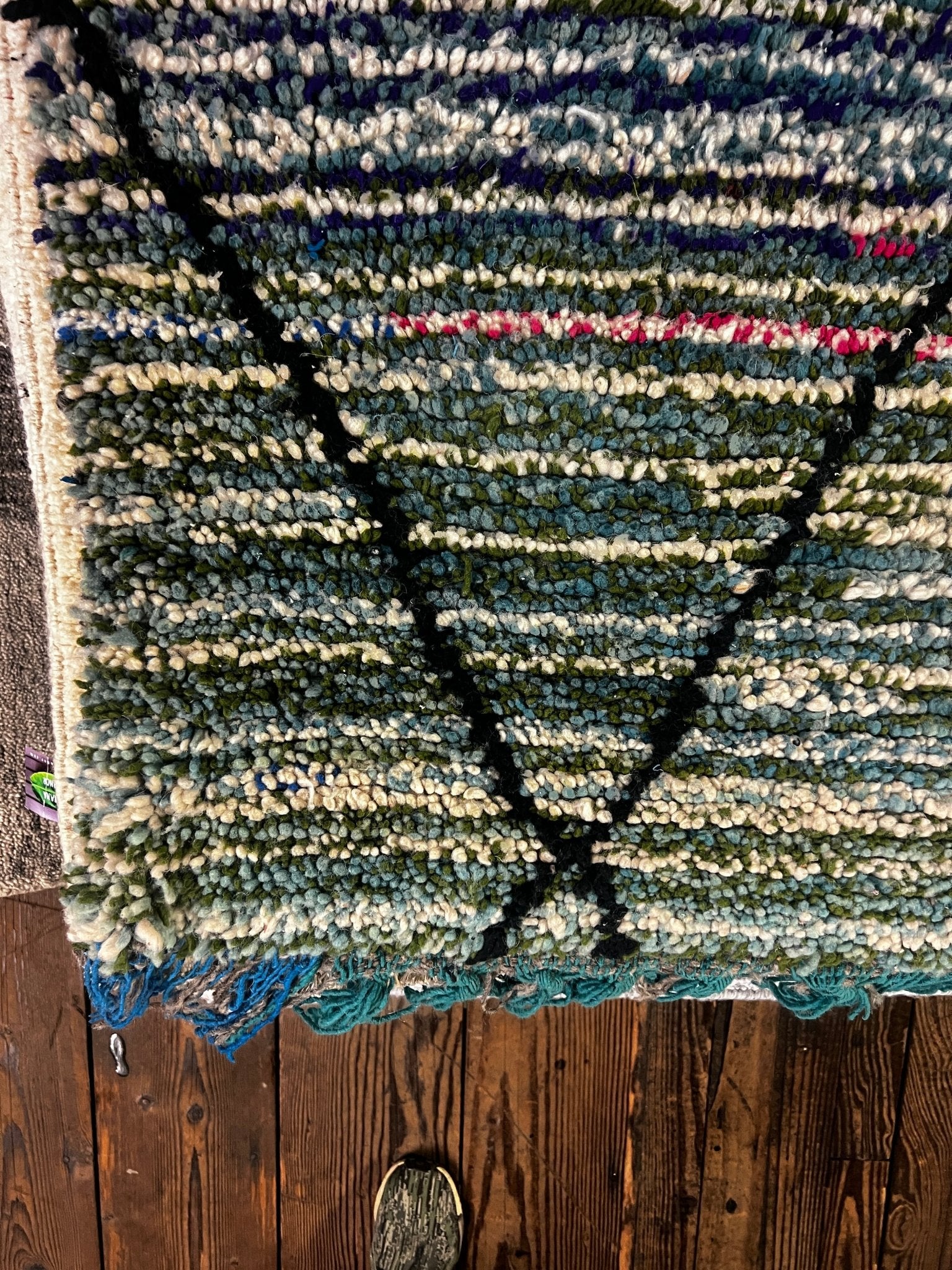 Unchained 3.5x4.5 Multi-Color Handwoven Moroccan Rug | Banana Manor Rug Factory Outlet