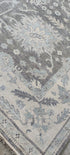 Valentina 9x12 Grey & Ivory Oushak | Banana Manor Rug Factory Outlet