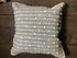 Velvetta Large Blue and White Bubble Striped Pillow | Banana Manor Rug Company
