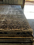 Venezia 8.9x11.9 Dark Grey & Beige Abstract Hand Knotted | Banana Manor Rug Factory Outlet