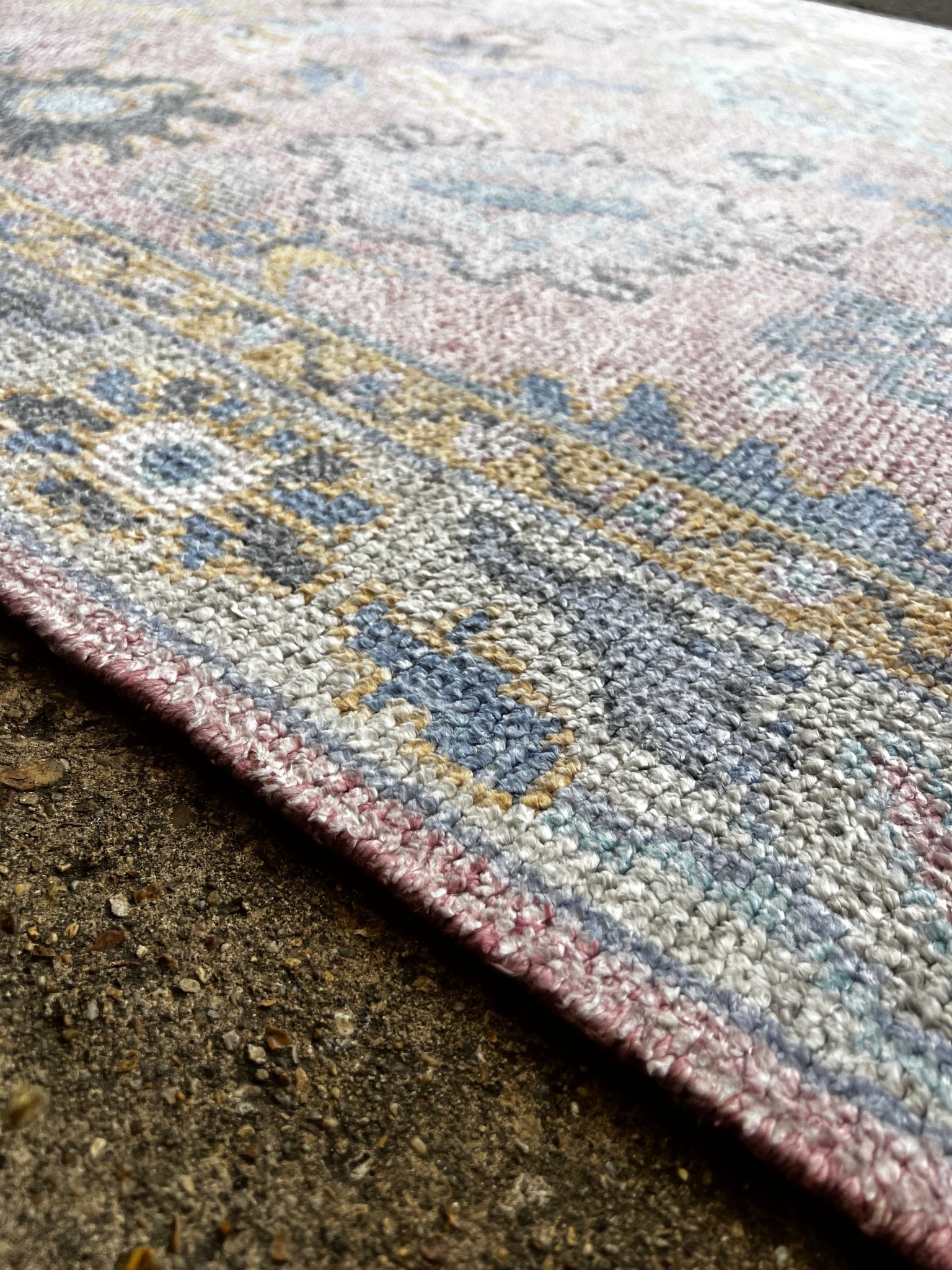 Verena 4x6 Light Pink Oushak | Banana Manor Rug Factory Outlet