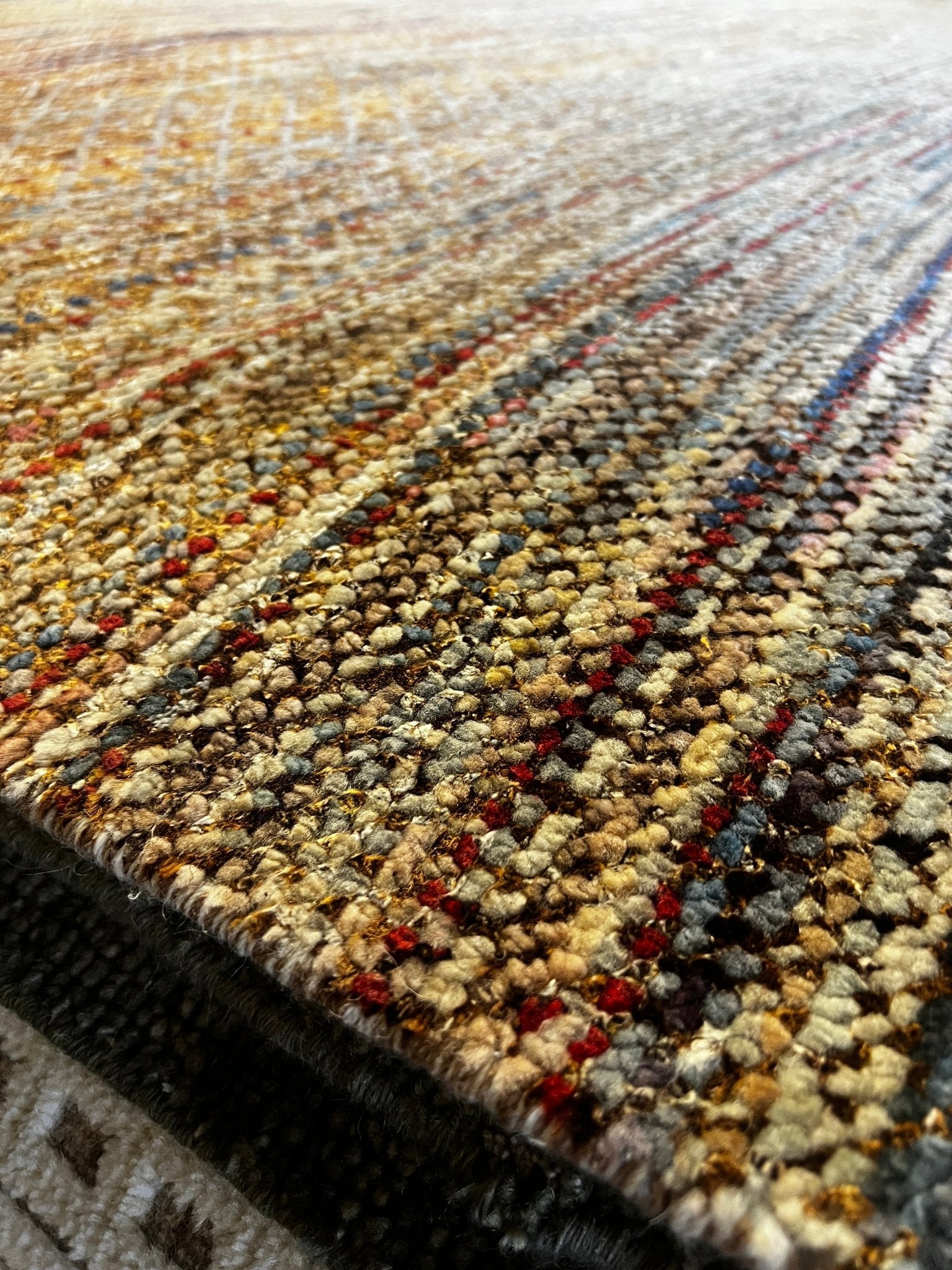 Vicki 10.3x14 Hand-Knotted Rust Mix | Banana Manor Rug Factory Outlet