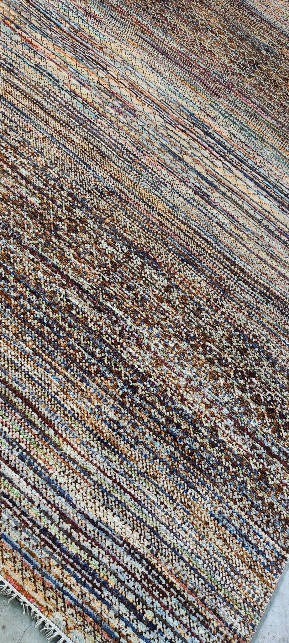 Vicki 10.3x14 Hand Knotted Rust Mix | Banana Manor Rug Factory Outlet