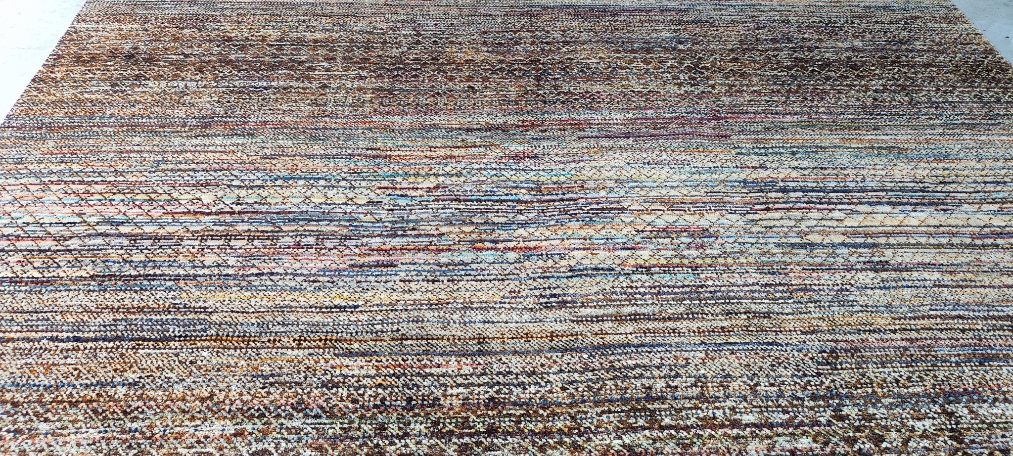 Vicki 10.3x14 Hand Knotted Rust Mix | Banana Manor Rug Factory Outlet