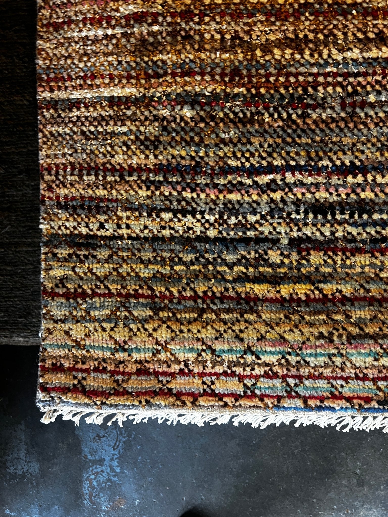 Vicki 10.3x14 Hand-Knotted Rust Mix | Banana Manor Rug Factory Outlet