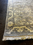 Villarreal 2.6x9.9 Hand-Knotted Grey & Silver Turkish Oushak | Banana Manor Rug Factory Outlet