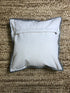 Vin'nyla Blue Geometric Hand-Knotted Pillow | Banana Manor Rug Company
