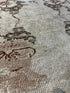 Vintage 1.10x2.8 Turkish Oushak Light Beige and Pink Small Rug | Banana Manor Rug Factory Outlet