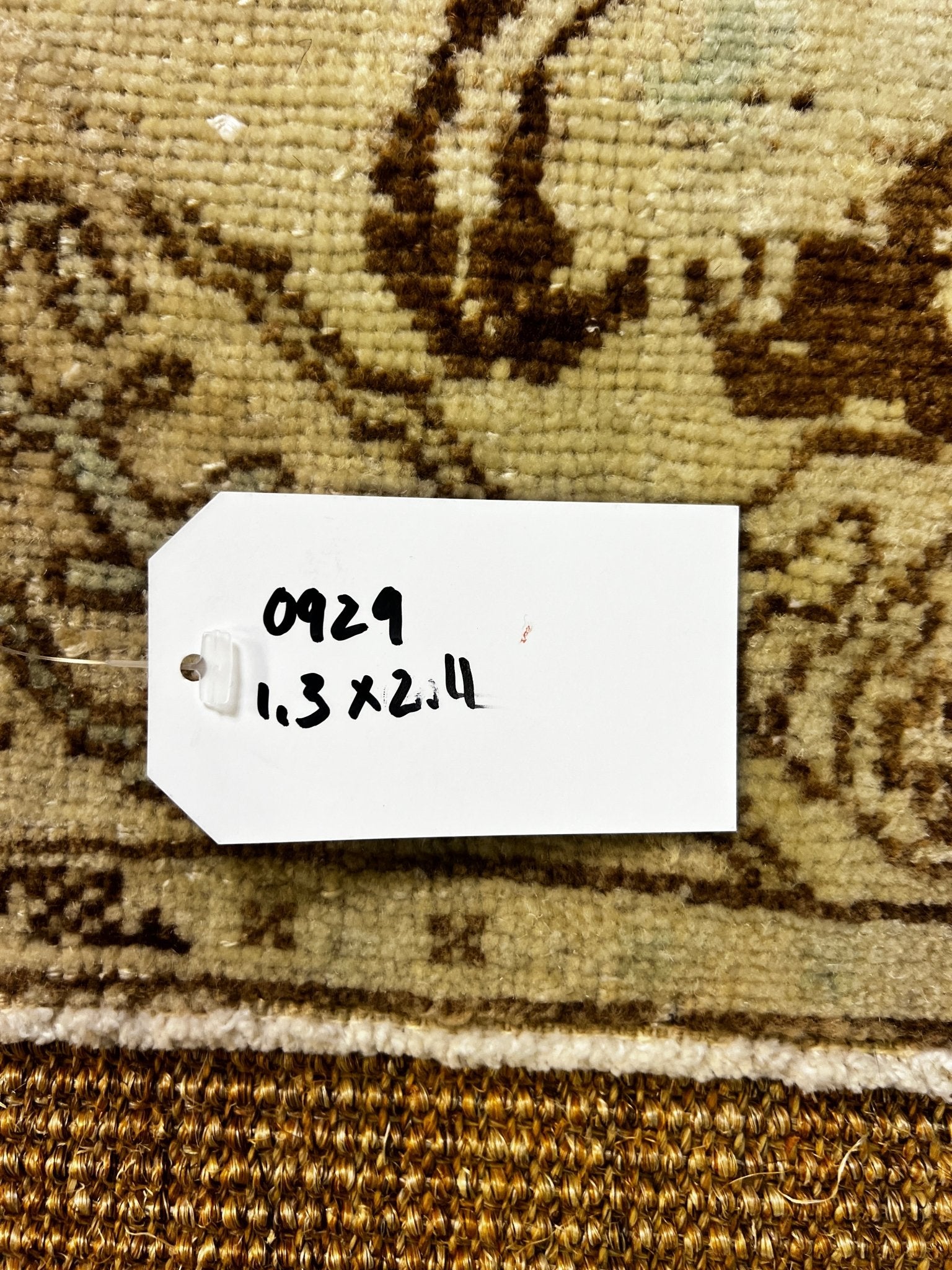 Vintage 1.3x2.11 Turkish Oushak Small Rug | Banana Manor Rug Factory Outlet