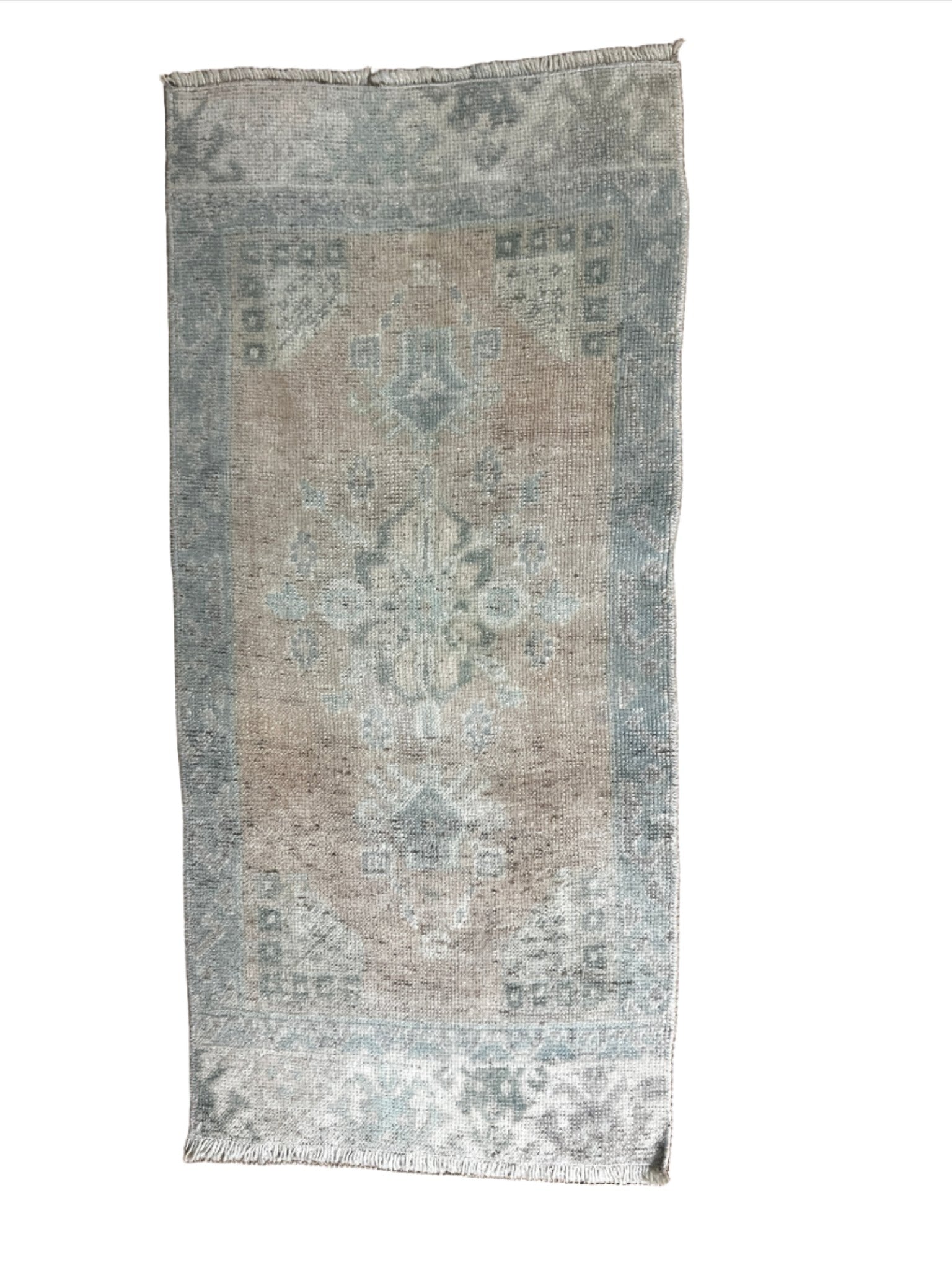 Vintage 1.4x2.11 Grey Turkish Oushak Small Rug – Banana Manor Rug ...