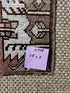 Vintage 1.5x3 Turkish Oushak Rust and Beige Small Rug | Banana Manor Rug Factory Outlet