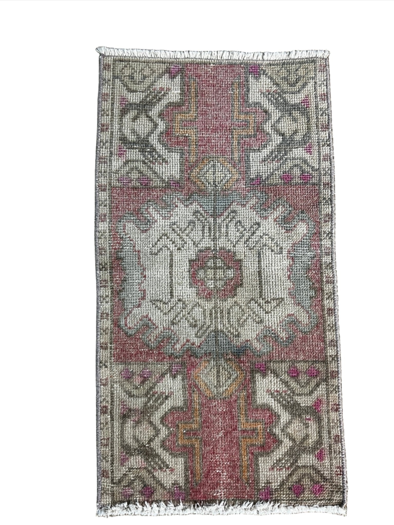 Vintage 1.6x2.11 Pink Turkish Oushak Small Rug – Banana Manor Rug ...