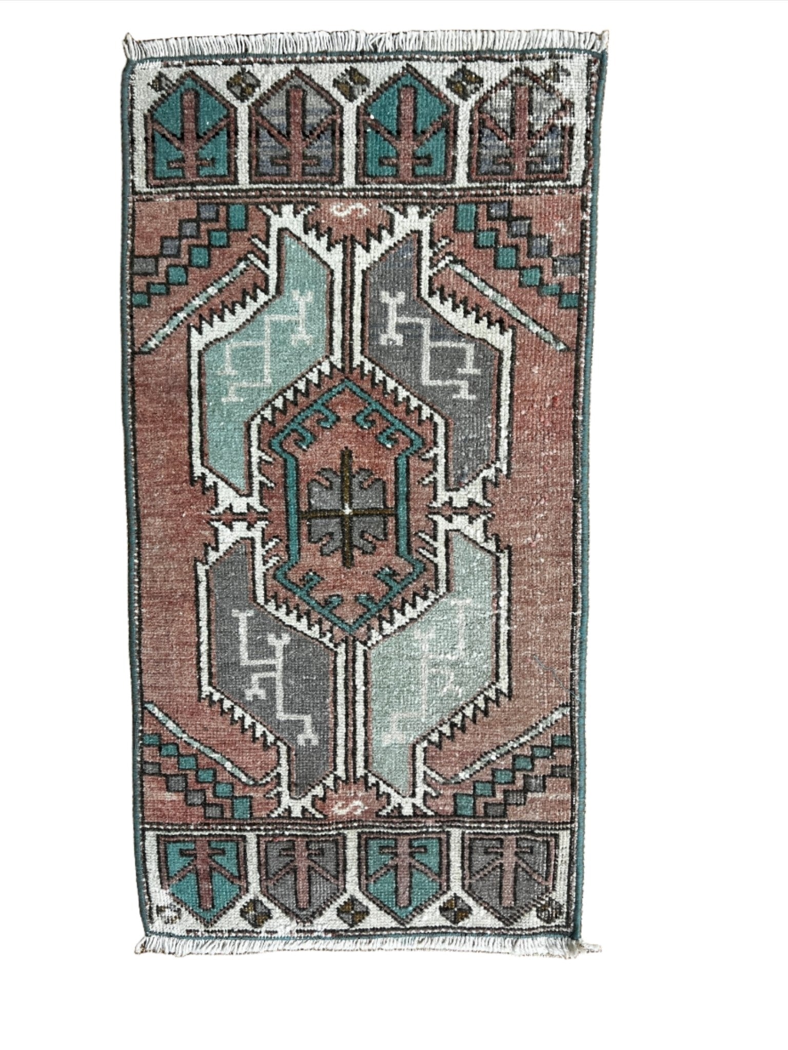 Vintage 1.6x2.11 Pink Turkish Oushak Small Rug – Banana Manor Rug ...