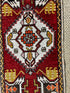 Vintage 1.6x3 Turkish Oushak Dark Red and Gold Small Rug | Banana Manor Rug Factory Outlet